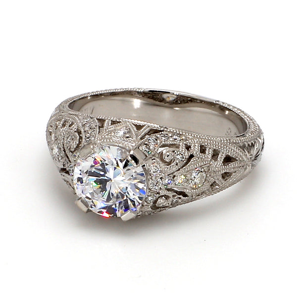 Pave Engagement Ring