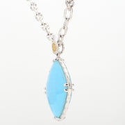 Ocean Sea Quartz Gemstone Necklace