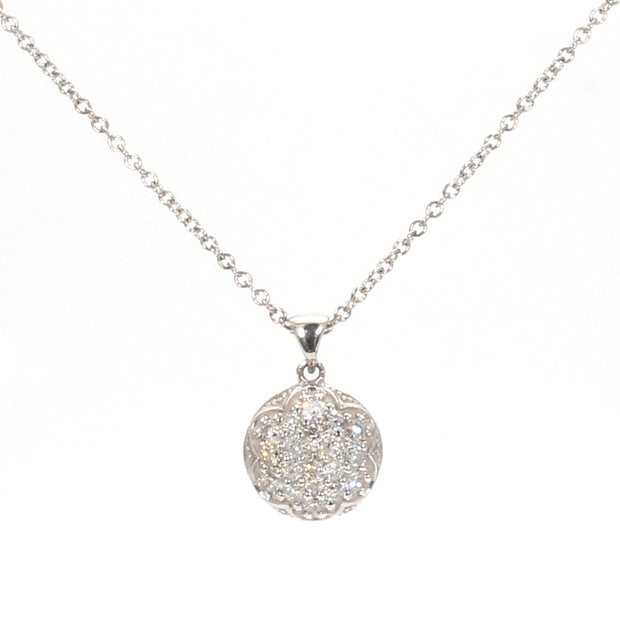TACORI Domed Pave Diamond Necklace