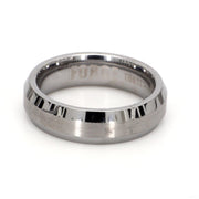 Beveled Mixed Plain Metal Band