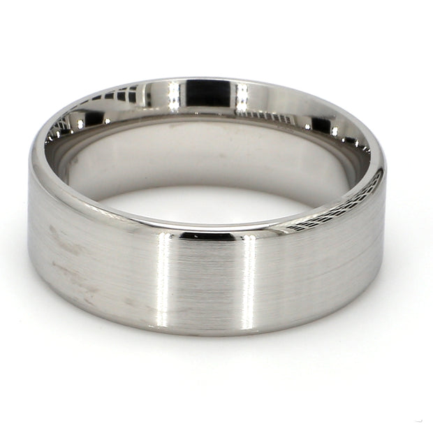 Cobalt White Metal Gent's Band by Ritani