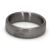 Comfort-Fit Wirebrush Plain Metal Band