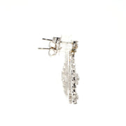Sunburst Diamond Drop Earrings