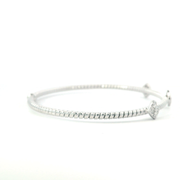 Flexible gold and diamond bracelet
