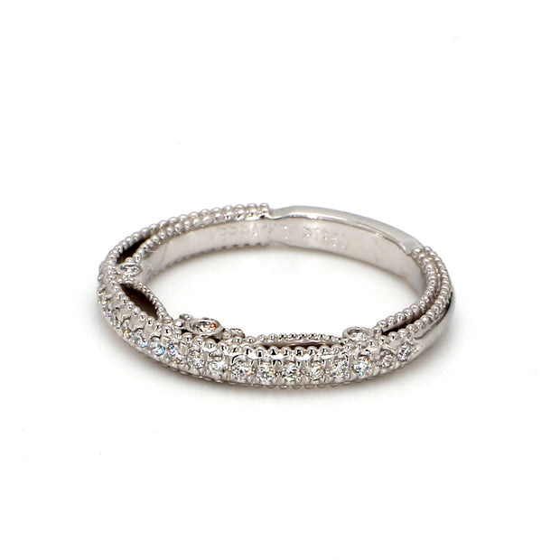 Intricate Diamond Platinum Band