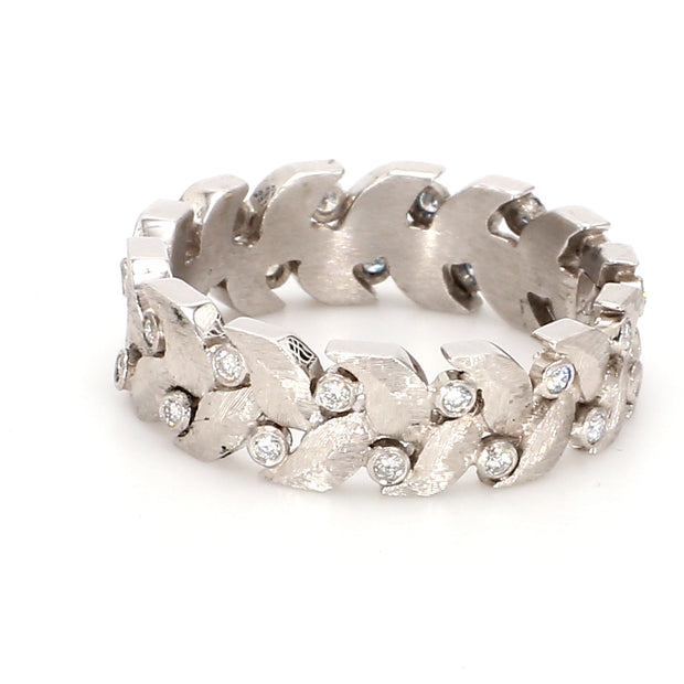 Floral Diamond Fashion Ring