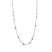 Diamond-by-the-Yard Necklace in 18K Rose Gold