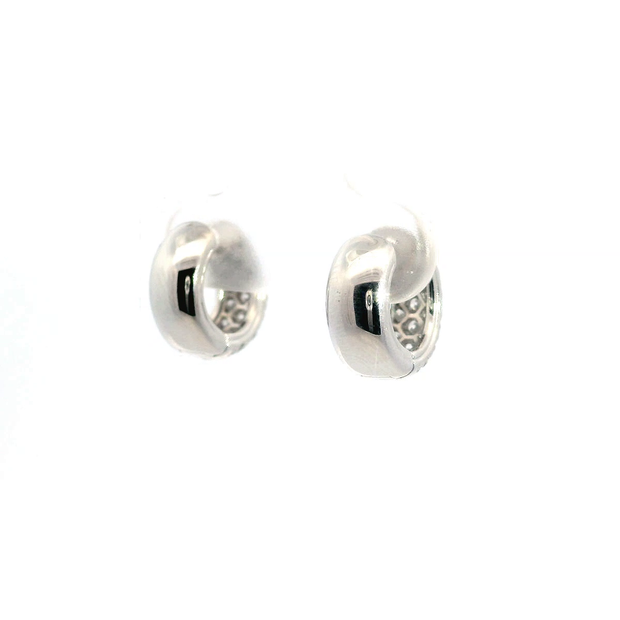 Diamond Huggie Earrings