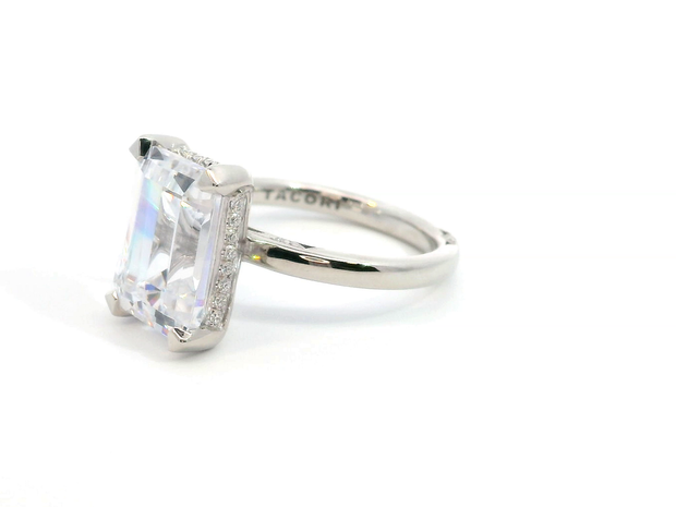 Simply TACORI Emerald-Cut Diamond Solitaire Engagement Ring