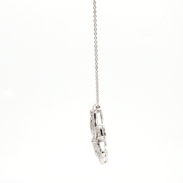 Fleur-de-Lis Diamond Necklace