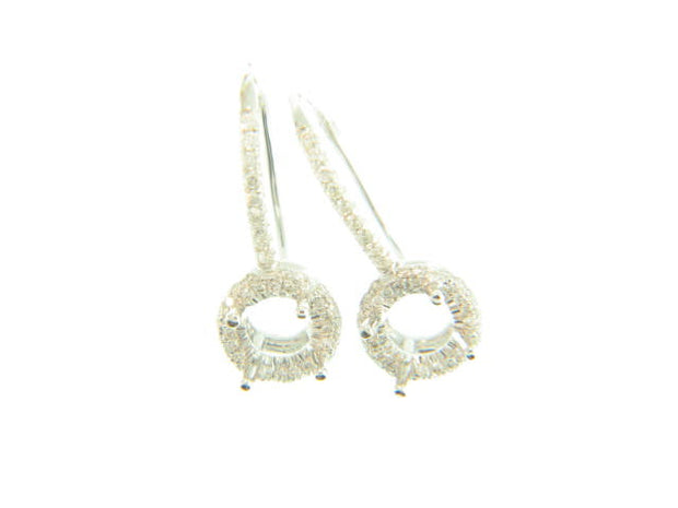 Drop Diamond Earrings