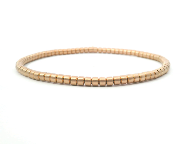 Men's Rose Gold Stretchable Bracelet
