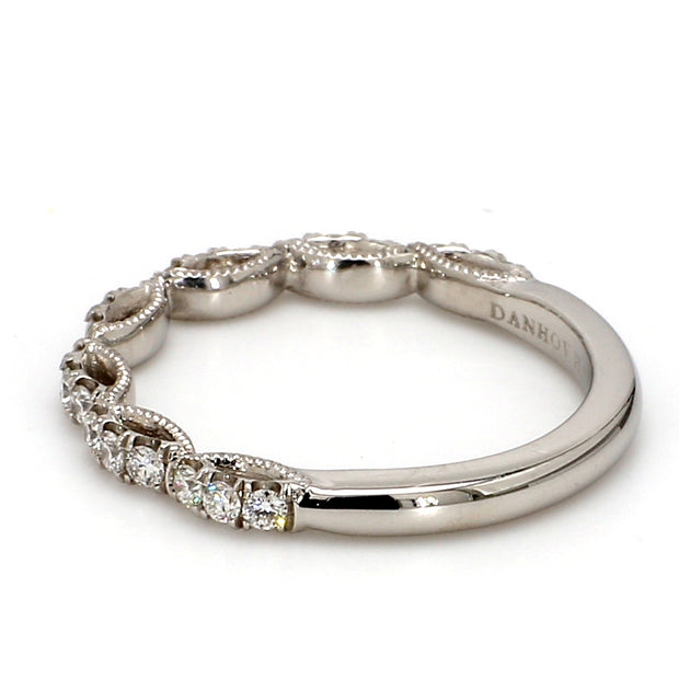 Crescent Side Profile Half-Way Band