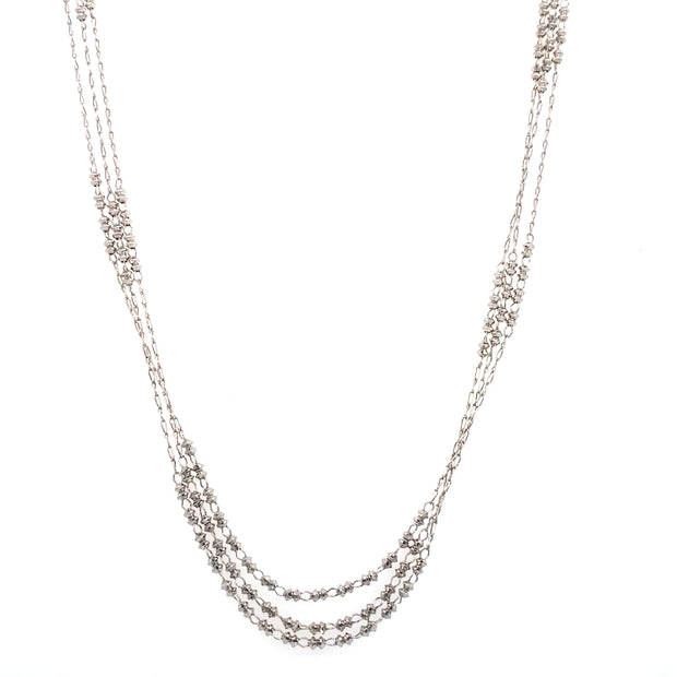 Platinum Starspun Necklace