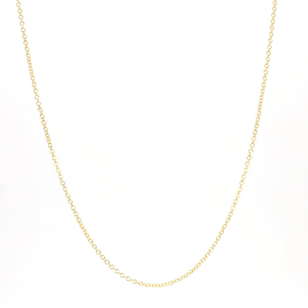 Yellow Gold Cable Necklace