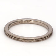 Milgrain Plain Band