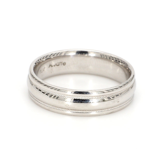 Semi-Rounded Polish Plain Metal Band