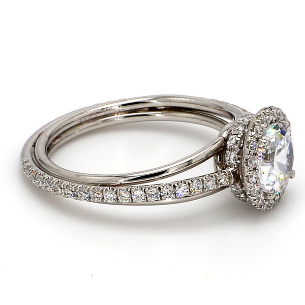 Halo Engagement Ring