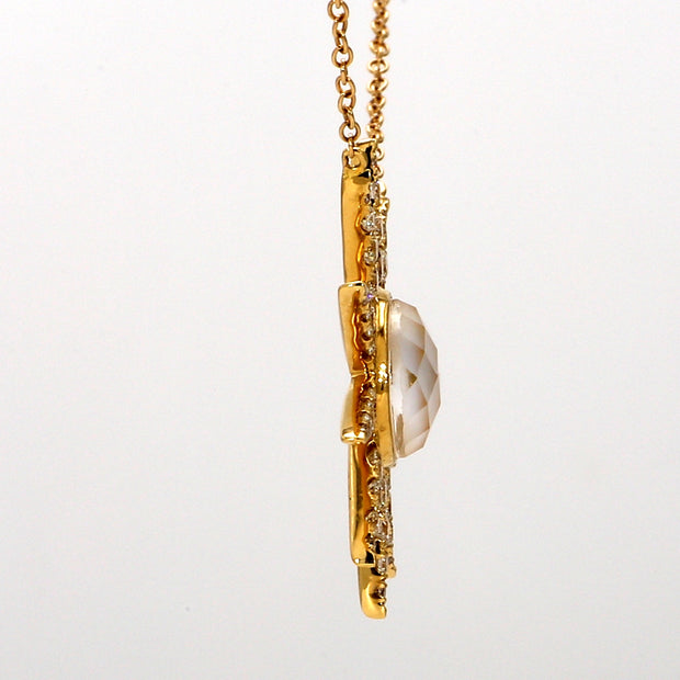Sunburst Diamond Necklace