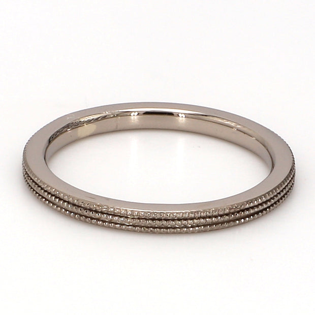 Milgrain Plain Band