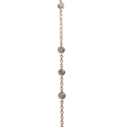 Diamond-by-the-Yard Necklace in 18K Rose Gold