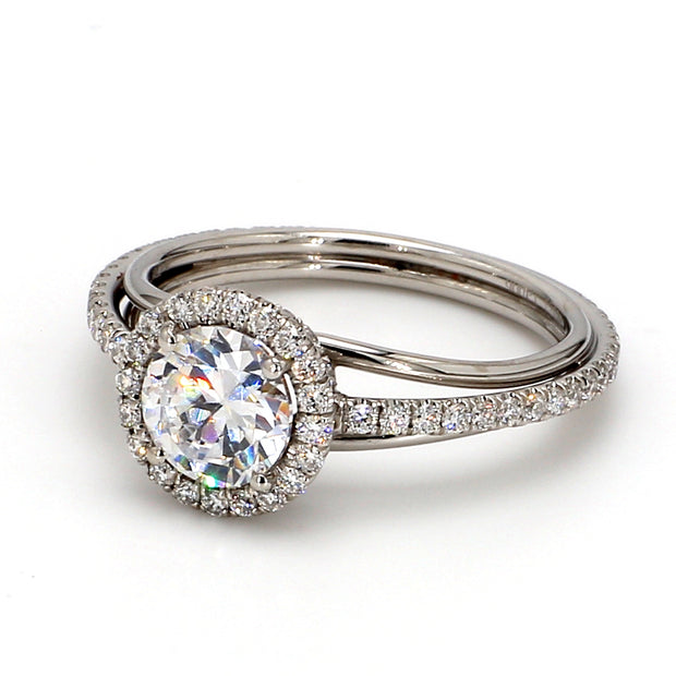 Halo Engagement Ring