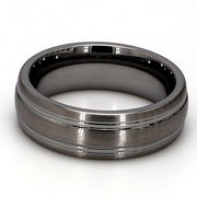 Comfort-Fit Mixed Plain Metal Band