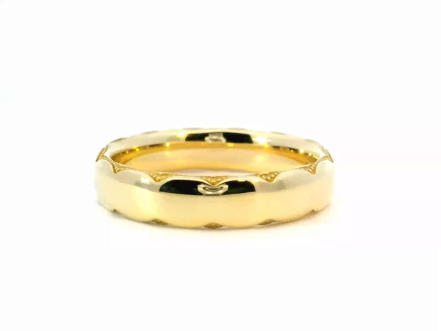 TACORI High Polish Engraved Band