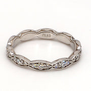 TACORI Sculpted Crescent Marquise-Shape Eternity Band