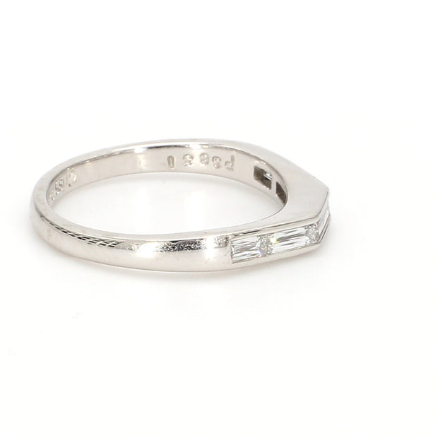 Emerald-Cut Channel-Set Five-Stone Band