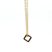 Cube Diamond Necklace
