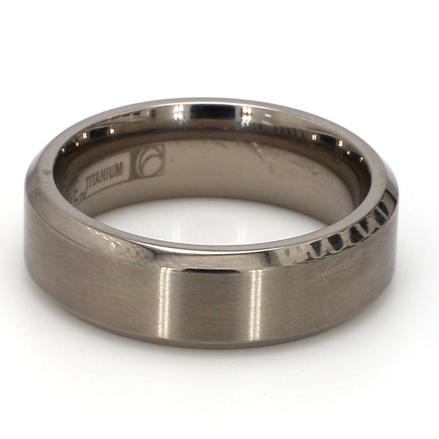 Comfort-Fit Mixed Plain Metal Band