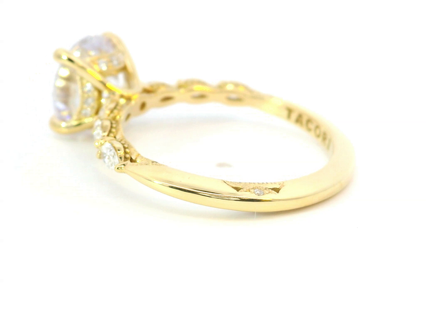 Tacori Sculpted Crescent Engagement Ring
