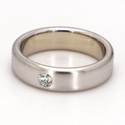 Beveled Matte Diamond Band