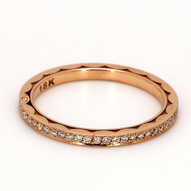 TACORI Sculpted Crescent 4-Prong Side Detail Eternity Band