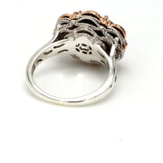 Cognac Diamond Fashion Ring
