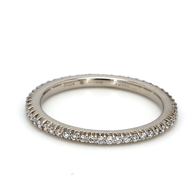 Machine-Set Eternity Band