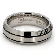 Comfort-Fit Mixed Plain Metal Band