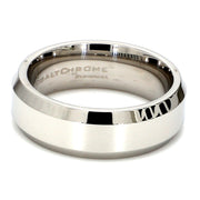 Comfort-Fit Polished Plain Metal Band
