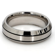Comfort-Fit Mixed Plain Metal Band