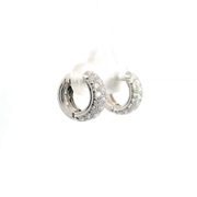 Diamond Huggie Earrings