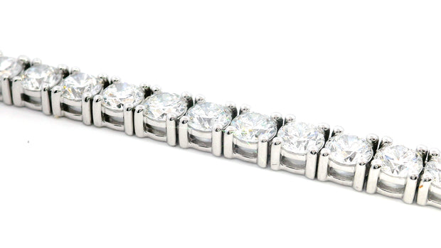 Lab Grown Diamond Tennis Line Necklace