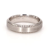 Tubetto Textured Plain Metal Band