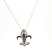 Fleur-de-Lis Diamond Necklace