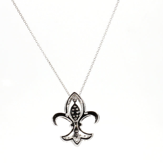 Fleur-de-Lis Diamond Necklace
