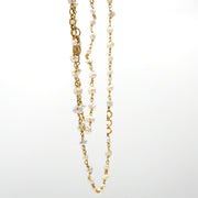 Keshi Handtwisted Wire Pearl Necklace