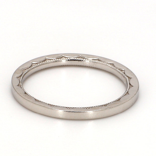 TACORI Sculpted Crescent Side Detail Plain Band