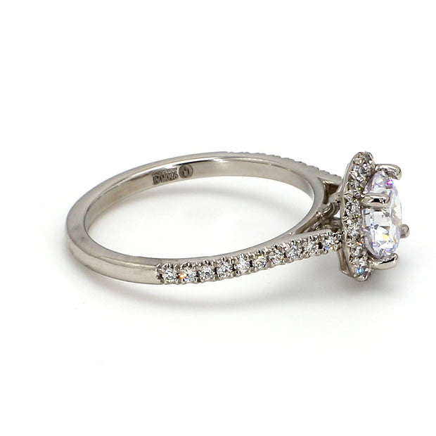 Halo Engagement Ring