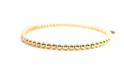 Diamond & Gold Stretch Bracelet