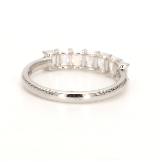 Anniversary Emerald-Cut Seven-Stone Band